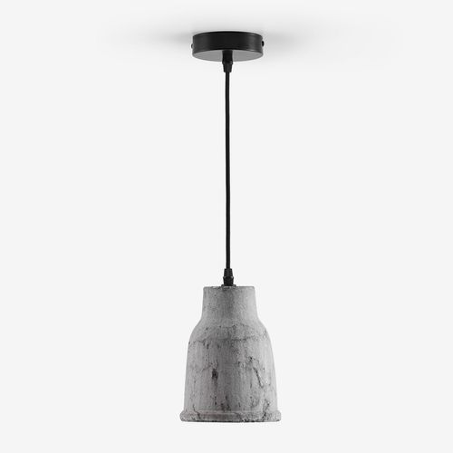 Plafonnier Sainza En Terre Cuite Gris Clair Ø14 Cm