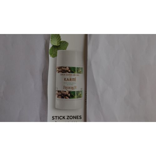 Stick Zones Sèches Pour Le Corps Au Karité Bio 