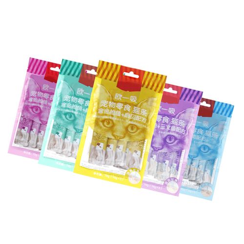 Hjlian Friandises Humides A Lecher Pour Chats De 14 G, Mineraux, Multivitamines, Proteines, Friandises Saines Pour Chats Avec Herbe A Chat Pour Chats, Petoncles Au Thon