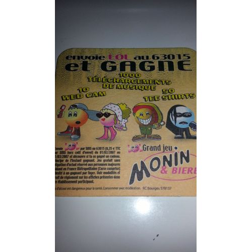 Sous-Bock Monin & Bière