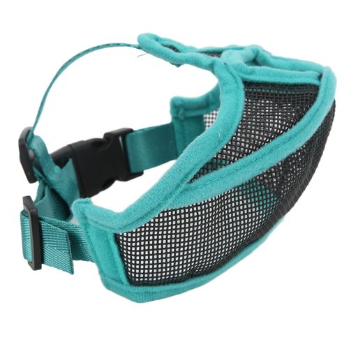 Hjlian Museliere A Museau Court Pour Chien, Reglable, Respirante, Anti-Morsure, En Maille, Pour Bouledogue