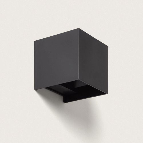 Applique Murale Extérieure Led 6w Pc Double Éclairage Onis Noir
