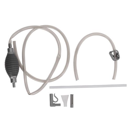 Hjlian Nettoyeur De Siphon D'aquarium En Plastique Avec 3 Buses Pour Le Nettoyage Et Le Changement D'eau De L'aquarium (Type Court)