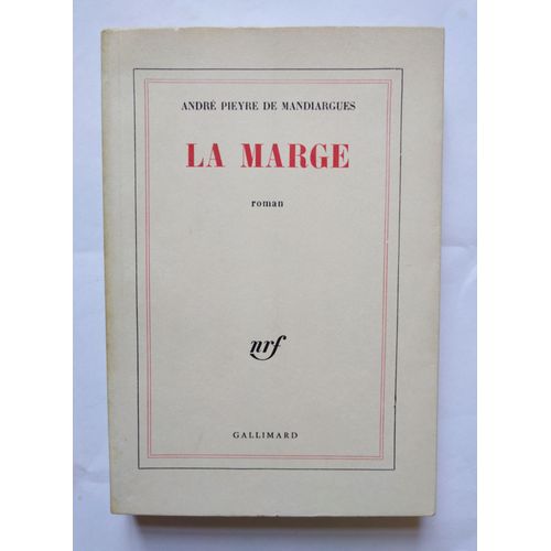 André Pieyre De Mandiargues La Marge 1967 Nrf Gallimard