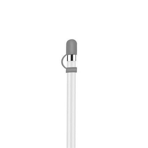 Capuchon de remplacement pour stylet Apple,capuchon en silicone souple,manchon de protection pour IPad Pro 9.7,10.5- Silver Gray