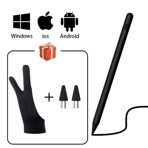 Stylet universel pour tablette et téléphone portable,stylet tactile,IOS,Android,Windows,Apple,ISub,Xiaomi- 1pen 1gloves 2tips -B