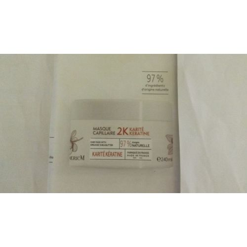 Masque Capillaire 2k Karité Kératine Bio 