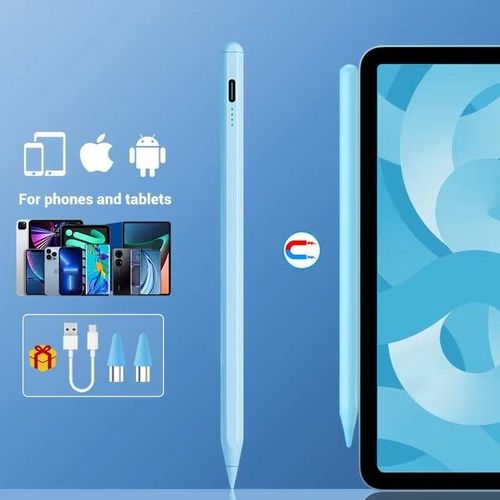 Stylet universel pour écran tactile tactile,stylo pour Android,iOS,puzzles,iPad,Apple,Huawei,Xiaomi,Samsung,tablette- Blue-C88087