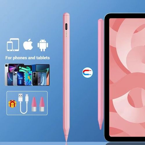 Stylet universel pour écran tactile tactile,stylo pour Android,iOS,puzzles,iPad,Apple,Huawei,Xiaomi,Samsung,tablette- Pink-A19619