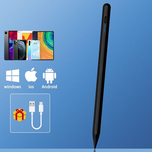 Stylet universel pour tablette Android IOS Windows,stylet pour téléphone portable,Apple Pays l 2,Samsung,Huawei- black 1-E88
