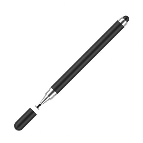 Stylet universel pour tablette 2 en 1,double tête,haute sensibilité,délimitation,pointe de dessin,stylet tactile pour - Black-A2239