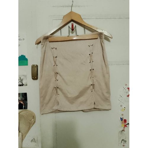 Jupe Beige Double Laçage 36 S.