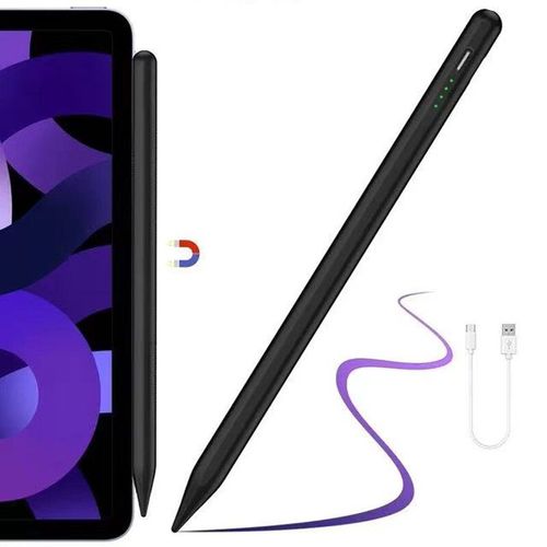 Stylet universel pour téléphone portable Android IOS,stylet tactile pour iPad,Apple iPad,accessoires pour Apple Pays - Black-E8352