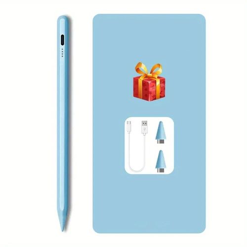 Stylet Universel Pour Écran Tactile Android Ios,Stylo De Dessin,Stylo De Puzzles,Crayon Itive,Ipad,Apple,Huawei- Bleu-F34937