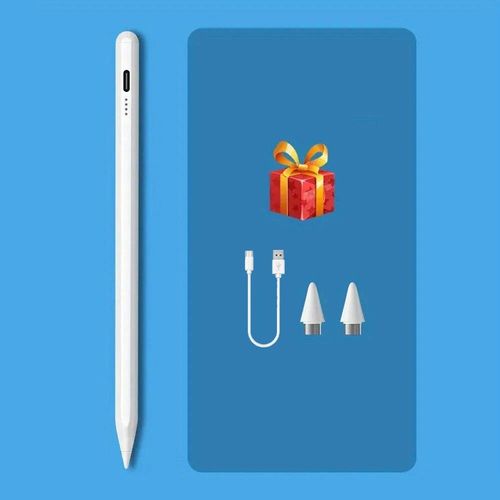 Stylet Universel Pour Écran Tactile Android Ios,Stylo De Dessin,Stylo De Puzzles,Crayon Itive,Ipad,Apple,Huawei- White-F8871