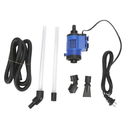 Hjlian Changeur D'eau Electrique Pour Aquarium 10 W, Outils De Nettoyage Pour Aquarium, Accessoire Pour Nettoyeur De Gravier, Prise Cn 220-240 V