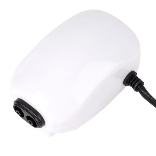 Hjlian Pompe A Air Pour Aquarium, Mini Compresseur D'air Ultra Silencieux, Machine A Oxygene 220 V (Double Trou)