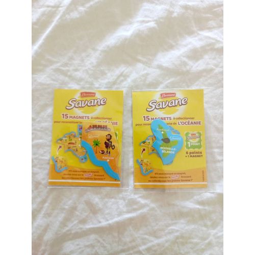 Lot De 2 Magnets Magnet Aimants Aimant Frigo Océanie Savane Brossard Adélaïde Nouvelle Zélande Auckland