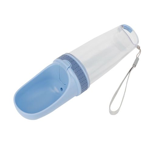 Hjlian Bouteille D'eau Portable En Abs De 500 Ml Pour Voyage En Plein Air, Bol Pour Chien Et Chat (Bleu)