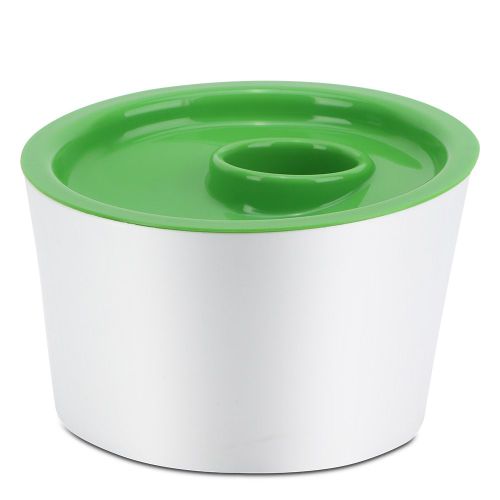 Hjlian Gamelle Multifonction 3 En 1 Pour Animal De Compagnie Et Chat, Avec Protection Du Cou Et Distributeur D'eau Et De Nourriture