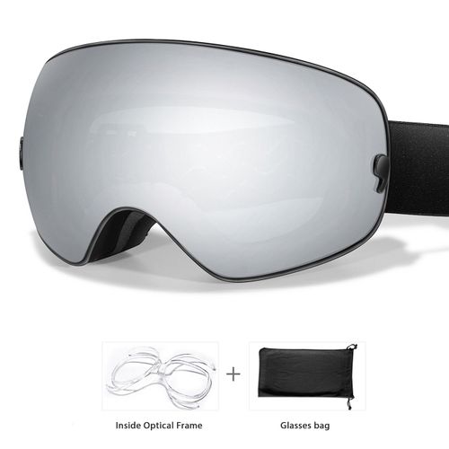 Lunettes de soleil SKI d'extérieur pour hommes et femmes,lunettes 506 anti-buée,cadre et sac optiques gratuits- SA3-OA-A775
