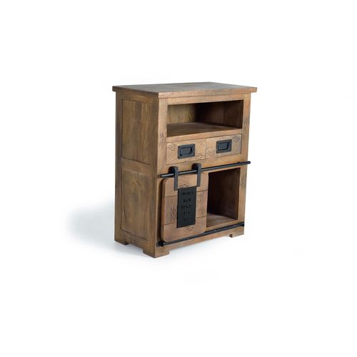 Buffet En Bois De Manguier Et Métal