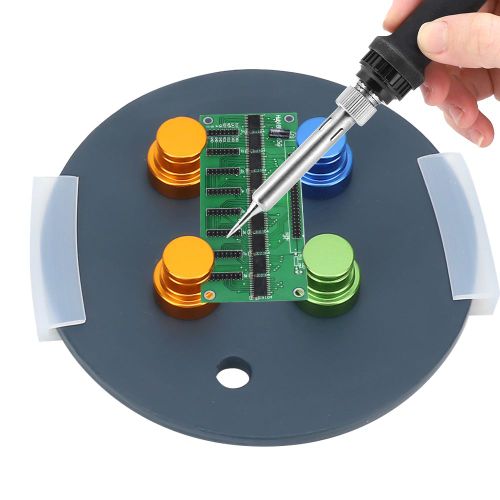 Support de circuit imprime magnetique a bras fixe (plaque fixe + 4 supports)