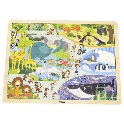 Viga - Puzzle de 48 pièces Zoo