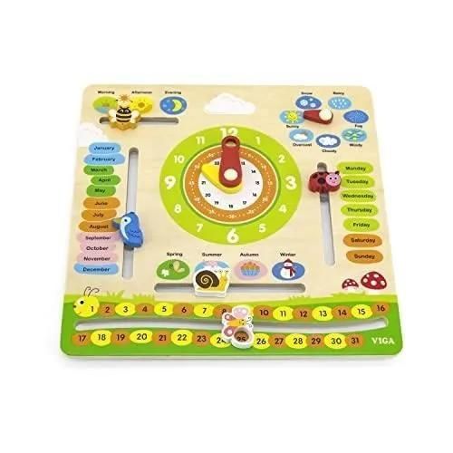 Orologio - Calendario 30 X 30 Dg-Distributori Giocattoli Vg44538