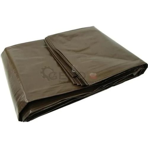 Bâche de protection marron extra épaisse - 200 g/m² (3 x 5)
