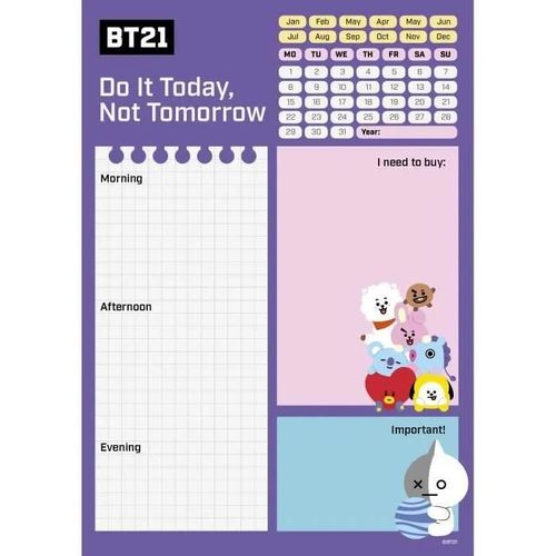 Bloc-Notes Bureau Bt21