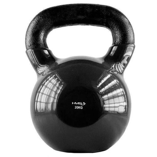 Kettlebell Classique Hms 20kg En Vinyle Noir Knv20 - 17-64-065