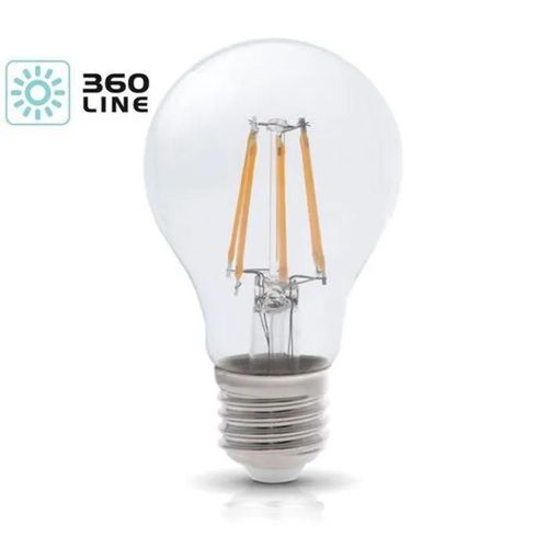 Ampoule Led Filament Droit Standard Claire 4000k 7w 806 Lumen E27