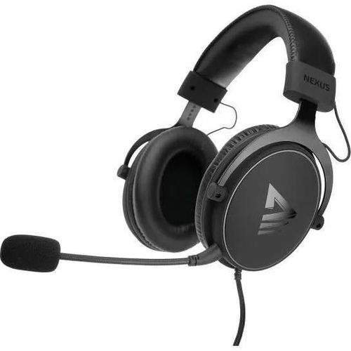 Casque Gaming Savio Nexus - Microphone Sur le bandeau, Construction Oreille, Connecteur Mini Jack 3.5 mm, Couleur Noir