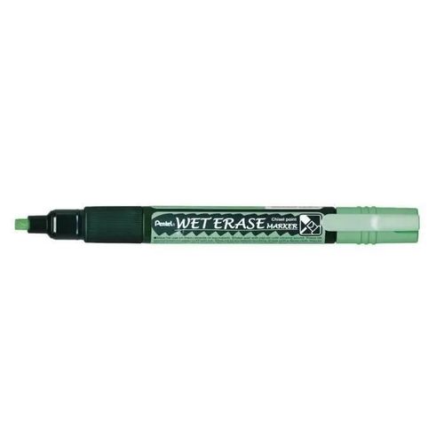 Marqueur - Pentel - Smw26 - Pointe Biseautée - Couleur Verte - Effaçable À L'eau