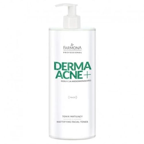 Nettoyant Visage - Demaquillant - Tonique Matifiant Farmona Aha Réduit Sébum 500ml - Peau Grasse Et Mixte 