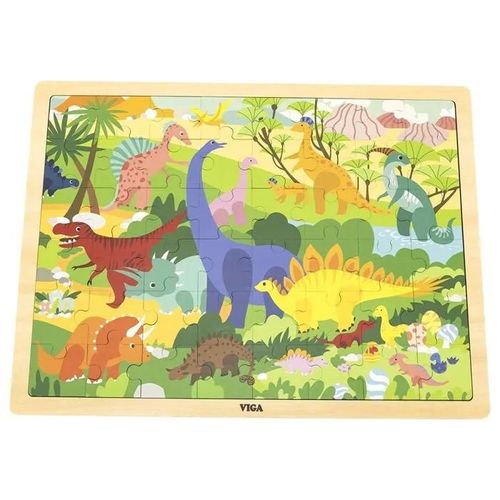 Viga - Puzzle en bois Monde des dinosaures
