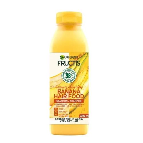 Garnier Fructis Banana Hair Food Shampooing Pour Cheveux Très Secs, 350ml 