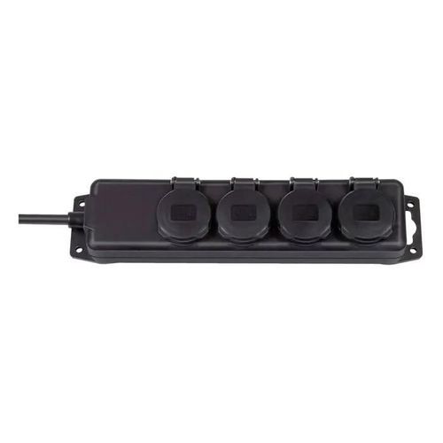 Multiprise avec 4 Prises Type E 2m IP44 Brennenstuhl Noir