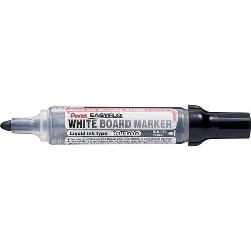 Marqueur Pour Tableau Blanc - Pentel - Mw50m - Pointe Ogive - Bleu - Effaçable À Sec