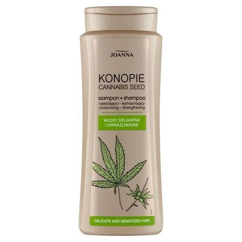 Joanna Hemp Vannabus Seed Shampoo Pour Cheveux Fins Et Sensibilisés, 400ml 