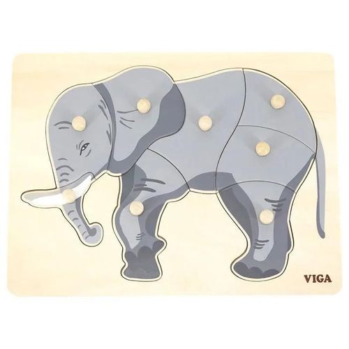 Viga - Puzzle Montessori Eléphant