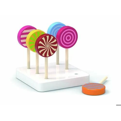 Jouet - VIGA - Lollipop 6pcs Set - 6 sucettes colorées - Écologique - Non toxique