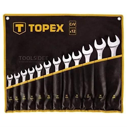 Combination Spanner Set 12 Pcs, 13-32mm Cv