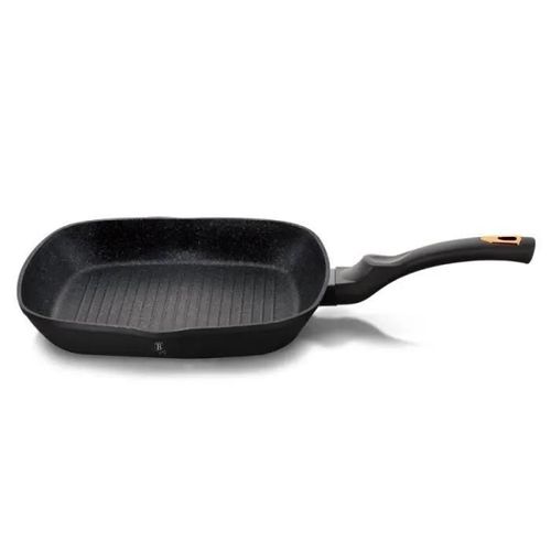 Grill 28 Cm Black Rose - Revêtement Marbre- Aluminium Turbo Induction