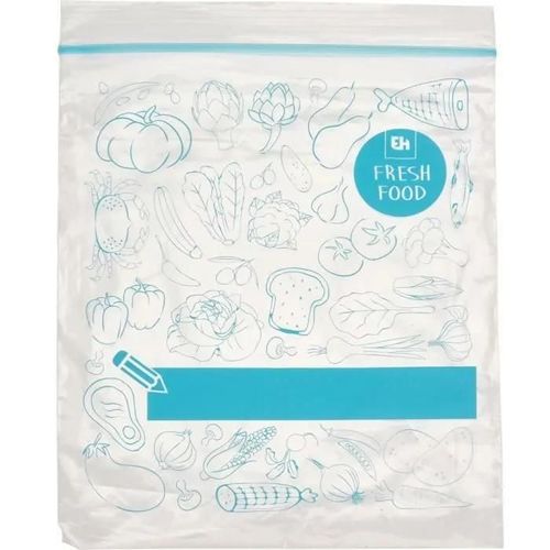 Sachets À Cordes Avec Curseur, 1 Litre, 20 Pièces