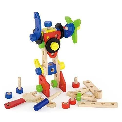 Viga Compatible - Construction Bricks, Wood 68 Parts (n50382)