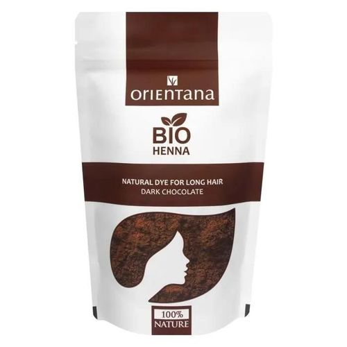Bio Hair Henna Dark Chocolate Pour Cheveux Longs,Teint Les Cheveux De Façon Permanente,Donne De La Brillance Et Du Volume 
