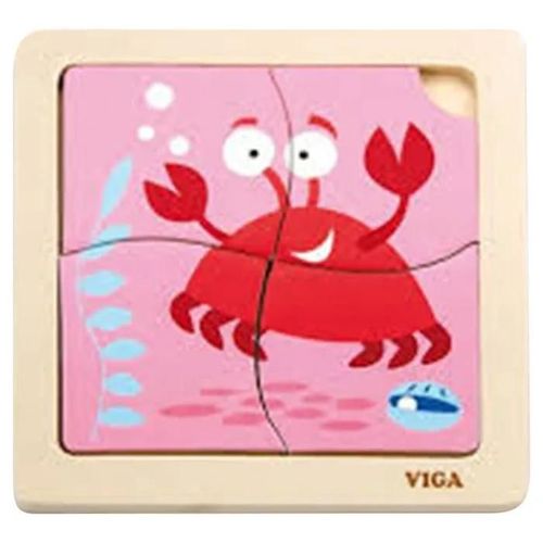 Viga - Puzzle 4 pièces Crabe