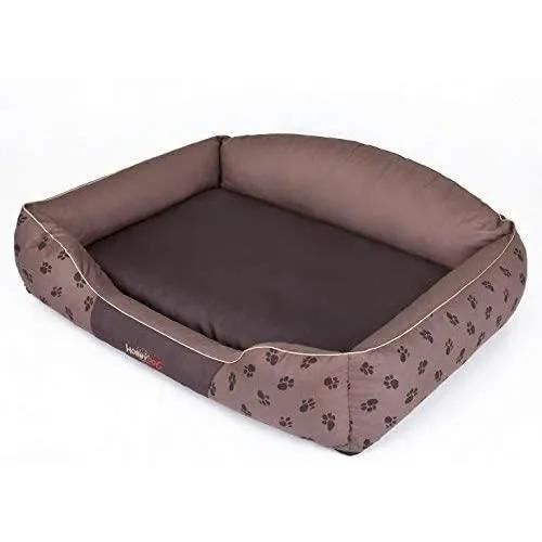 Panier Pour Chien Marron Clair Couronne Xxl 110 X 85 Cm